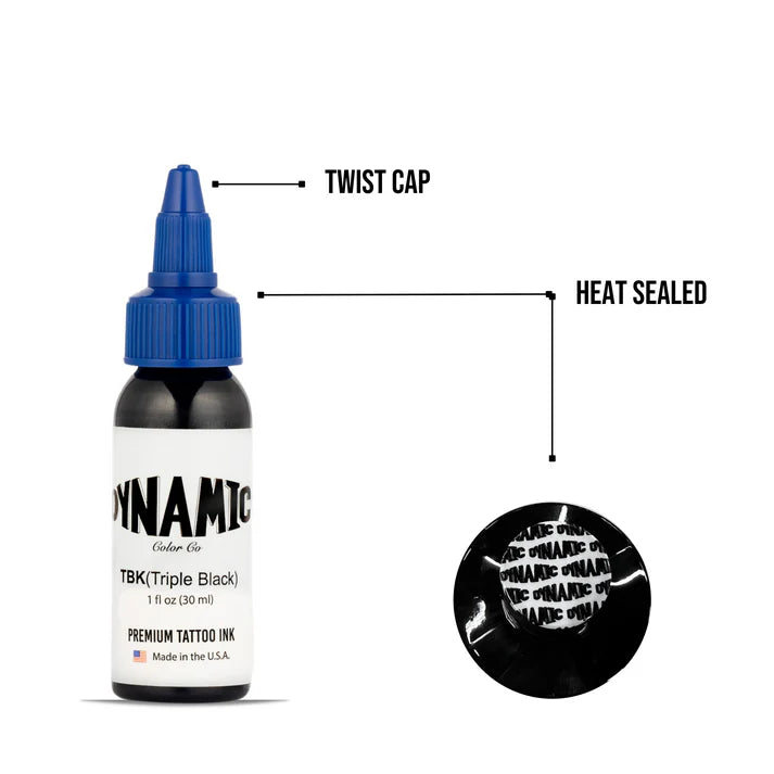 Dynamic Tattoo Ink Triple Black