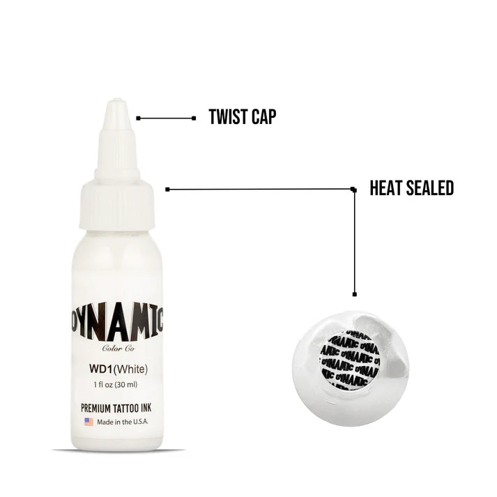 Dynamic White Tattoo Ink